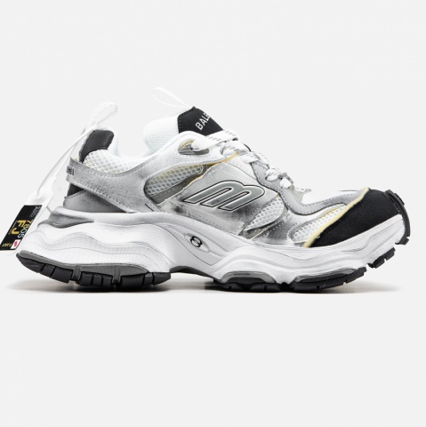 Balenciaga Cargo Silver White Black