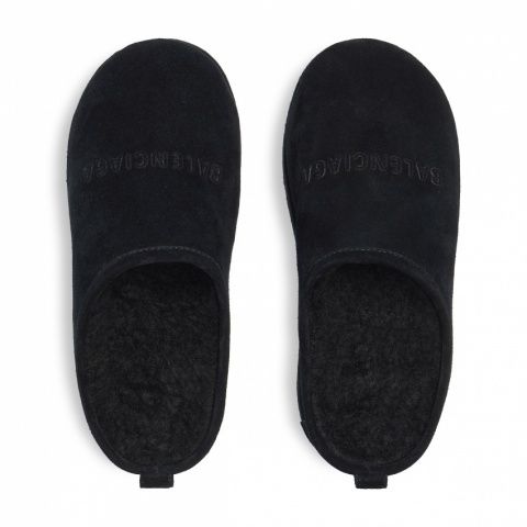 Balenciaga Alaska Soft Mule in Brown