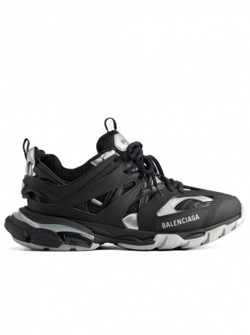 Balenciaga Track Sneaker in Black/silver 