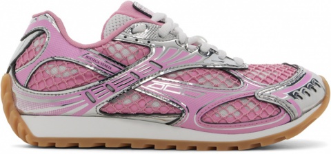 Bottega Veneta Orbit Pink & Silver