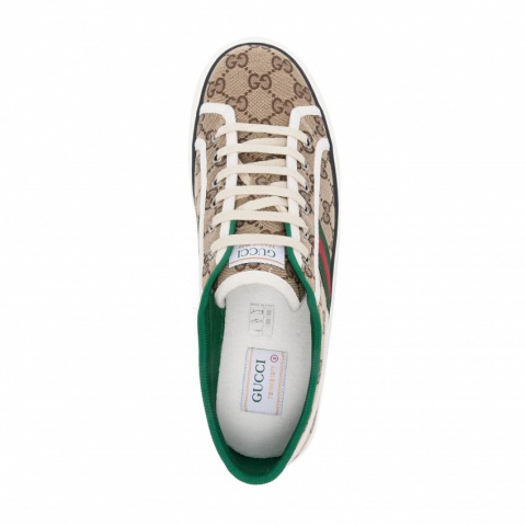 Gucci Tennis 1977 Beige / Ebony Original GG Canvas - изображение 4