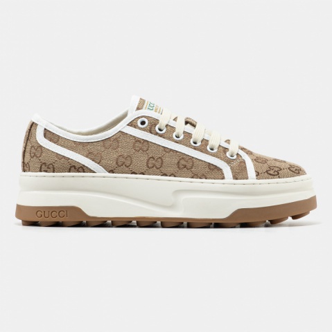 Gucci Tennis 1977 GG Monogram Beige