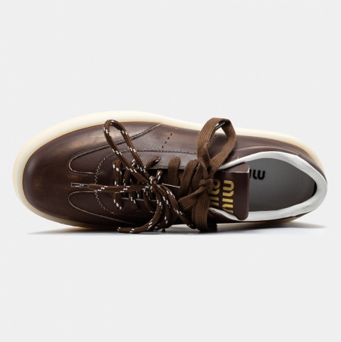 Miu Miu Platform Brown White - изображение 3