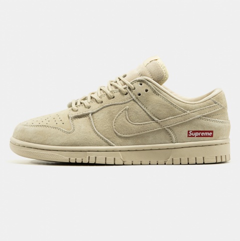 Nike SB Dunk Low Suede Beige x Supreme