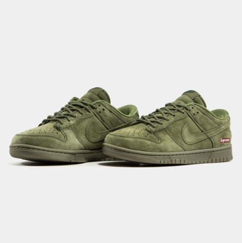 Nike SB Dunk Low Suede Green x Supreme SB Dunk Low - изображение 2